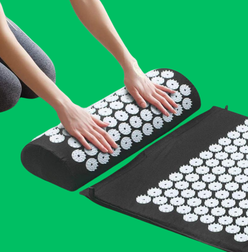 Lunocare ┃ Neck & Back Acupressure Mat + Pillow Set